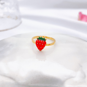 小草莓戒指